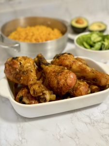 Pollo al Horno, a delicious Latin American baked chicken dish. Enjoy tender and juicy Pollo al Horno with this traditional recipe, showcasing seasoned oven-roasted chicken from Made with Sazón.